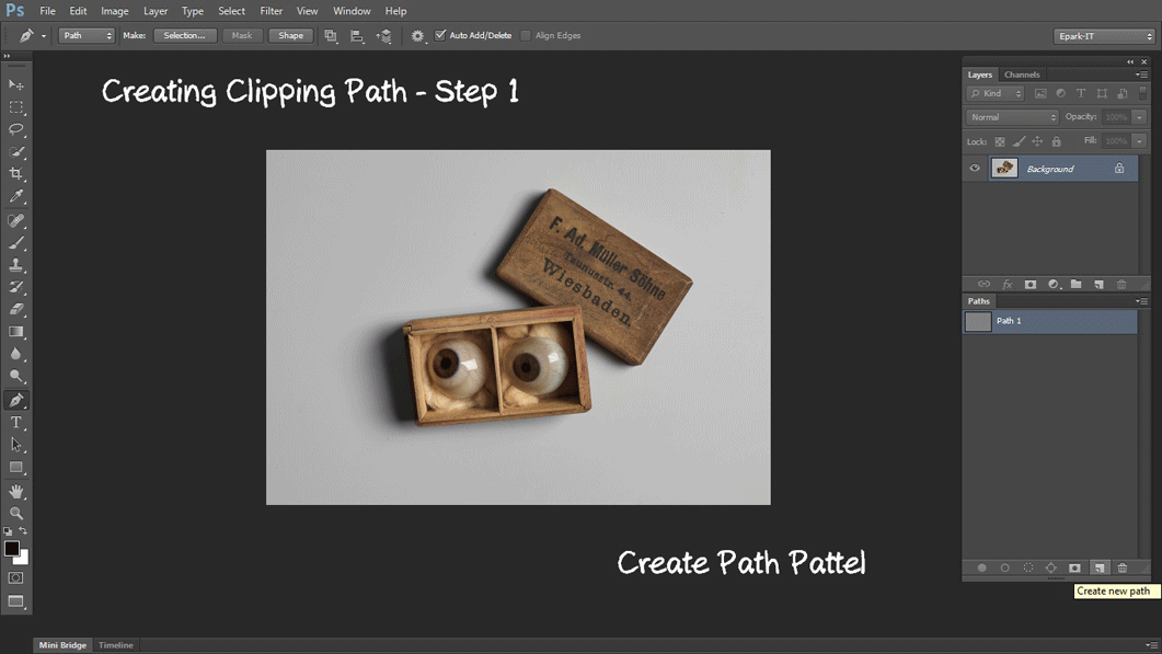 Creating a Clipping Path In Photoshop